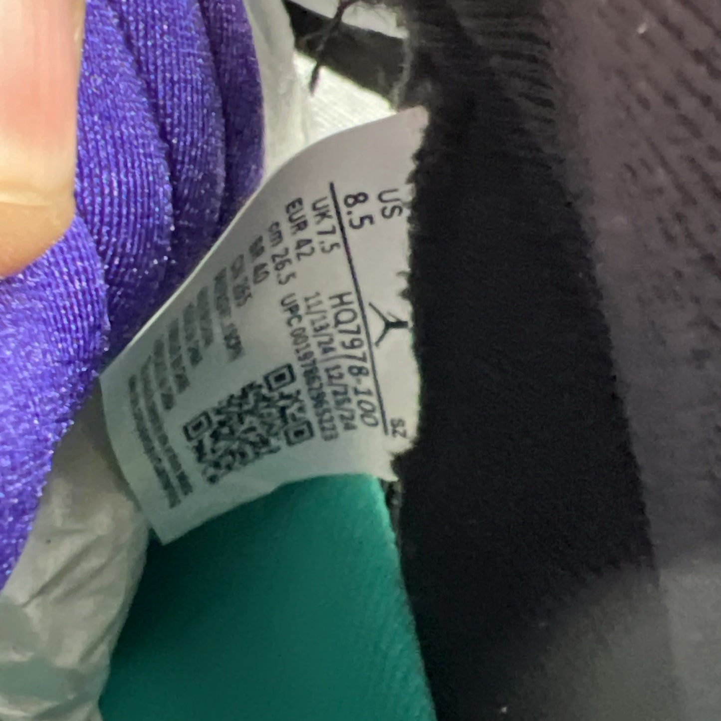 Size 8.5 - Air Jordan 5 Retro 2025 Grape (HQ7978-100)