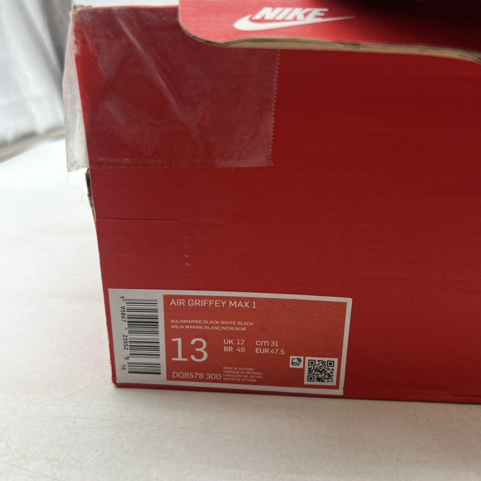 Size 13 - Nike Air Griffey Max 1 Aquamarine (DQ8578-300)