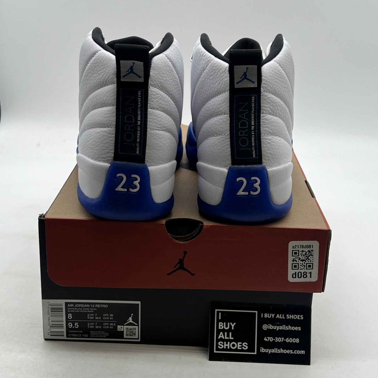 Size 8 - Air Jordan 12 Retro Blueberry (CT8013-140)