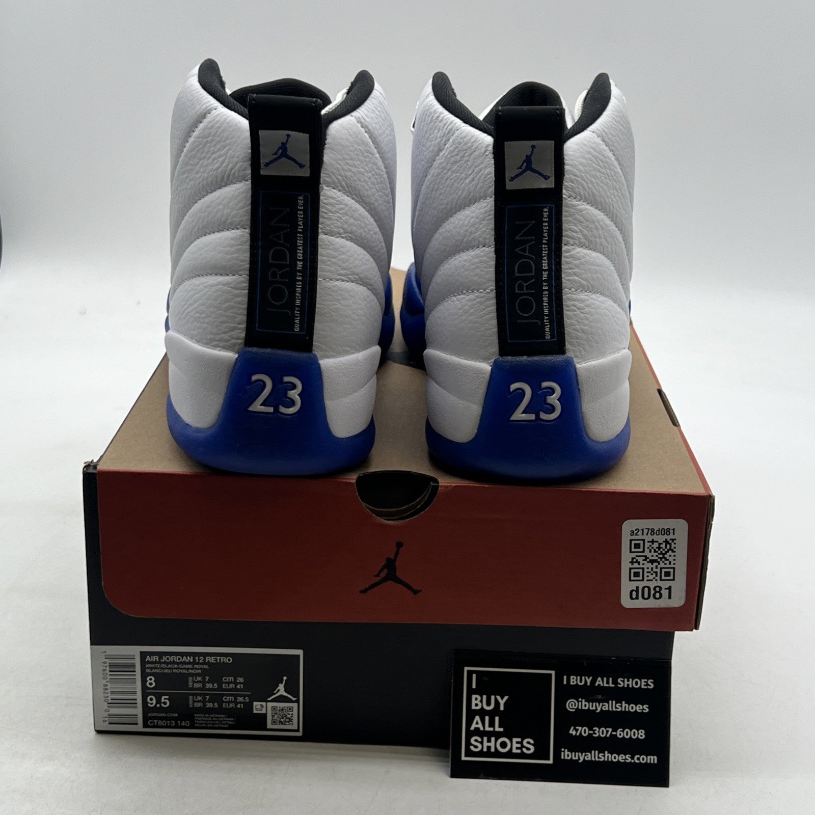 Size 8 - Air Jordan 12 Retro Blueberry (CT8013-140)