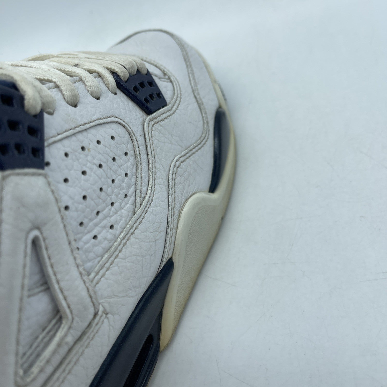 Size 8.5 - Air Jordan 4 Retro LS Columbia White Blue Leather (314254-107)