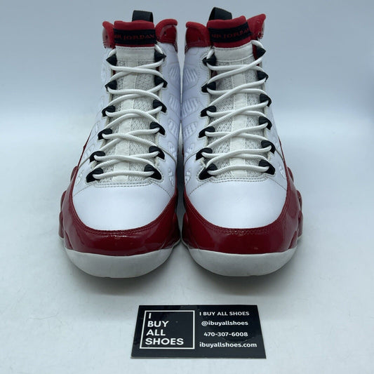 Size 10.5 - Air Jordan 9 Retro Gym Red Black White Leather (302370-160)