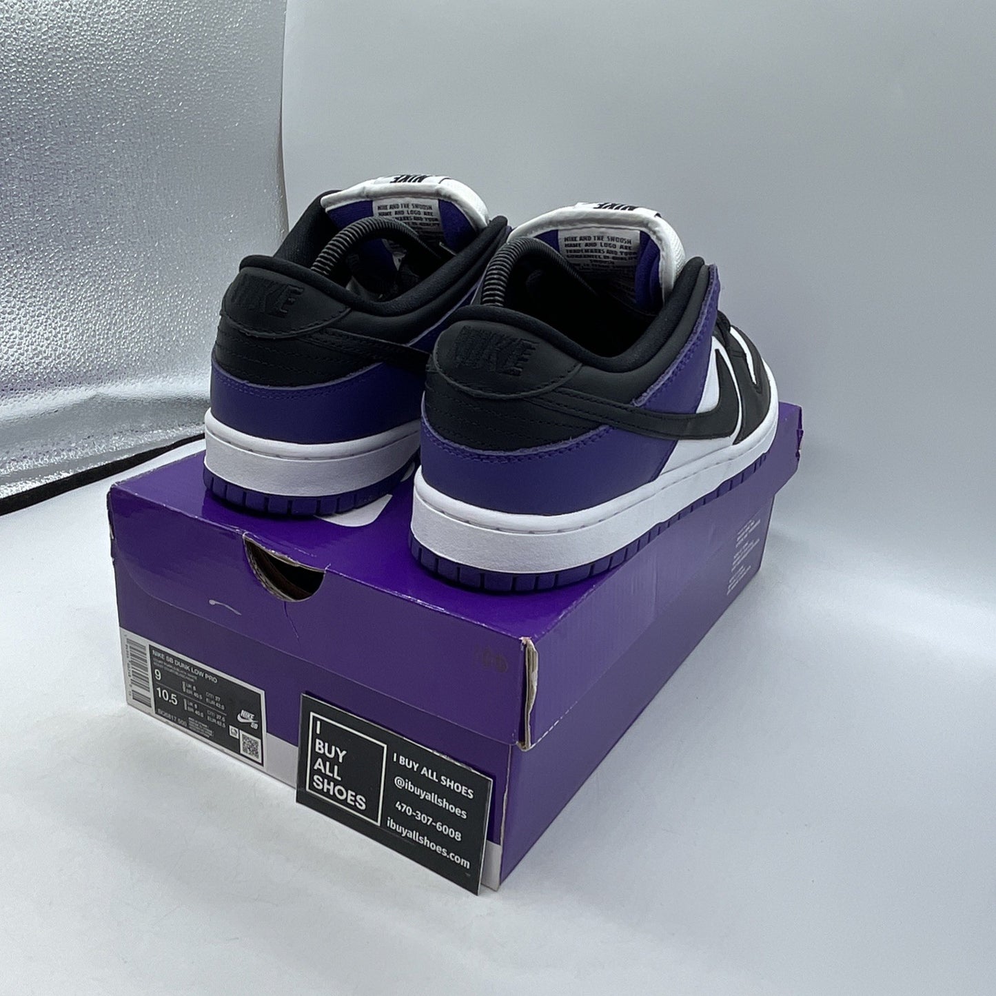 Size 9 - Nike Dunk SB Low Court Purple (BQ6817-500)