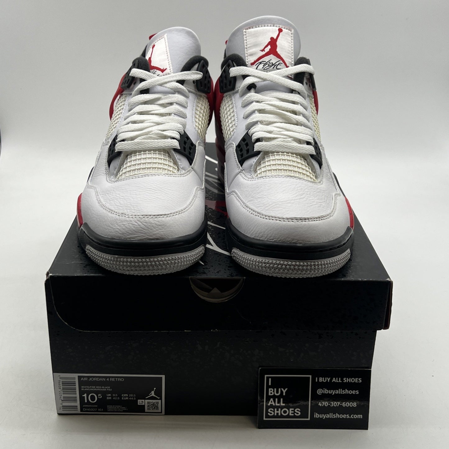 Size 10.5 - Air Jordan 4 Retro Mid Red Cement (DH6927-161)