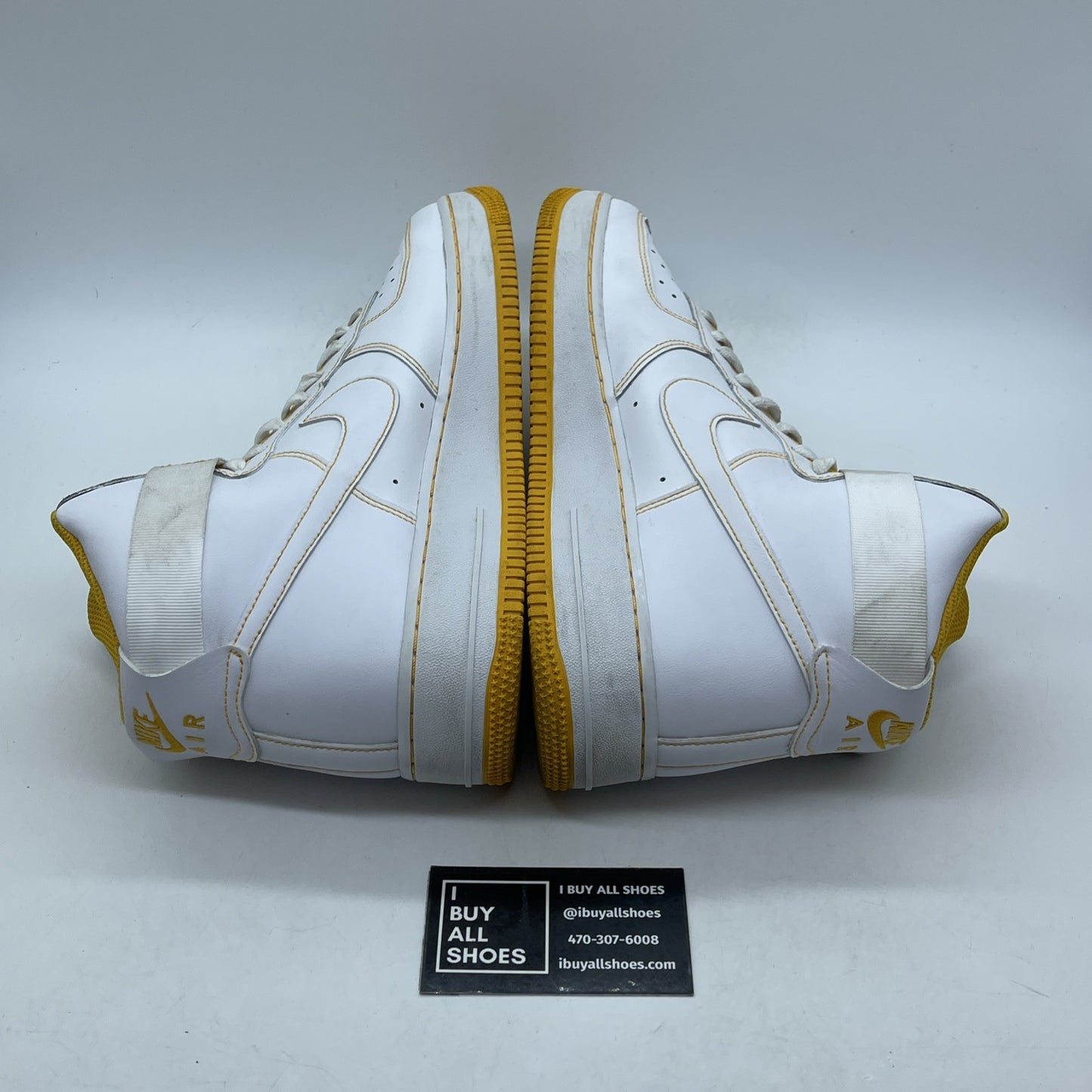 Size 10.5 - Nike Air Force 1 '07 High Laser Orange White Leather (CV1753-107)