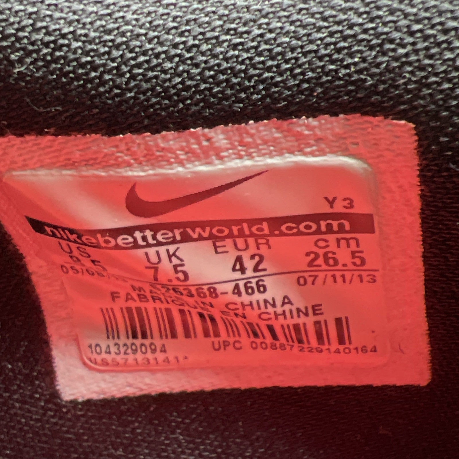 Size 8.5 - Nike KD 6 N7 - (626368-466)
