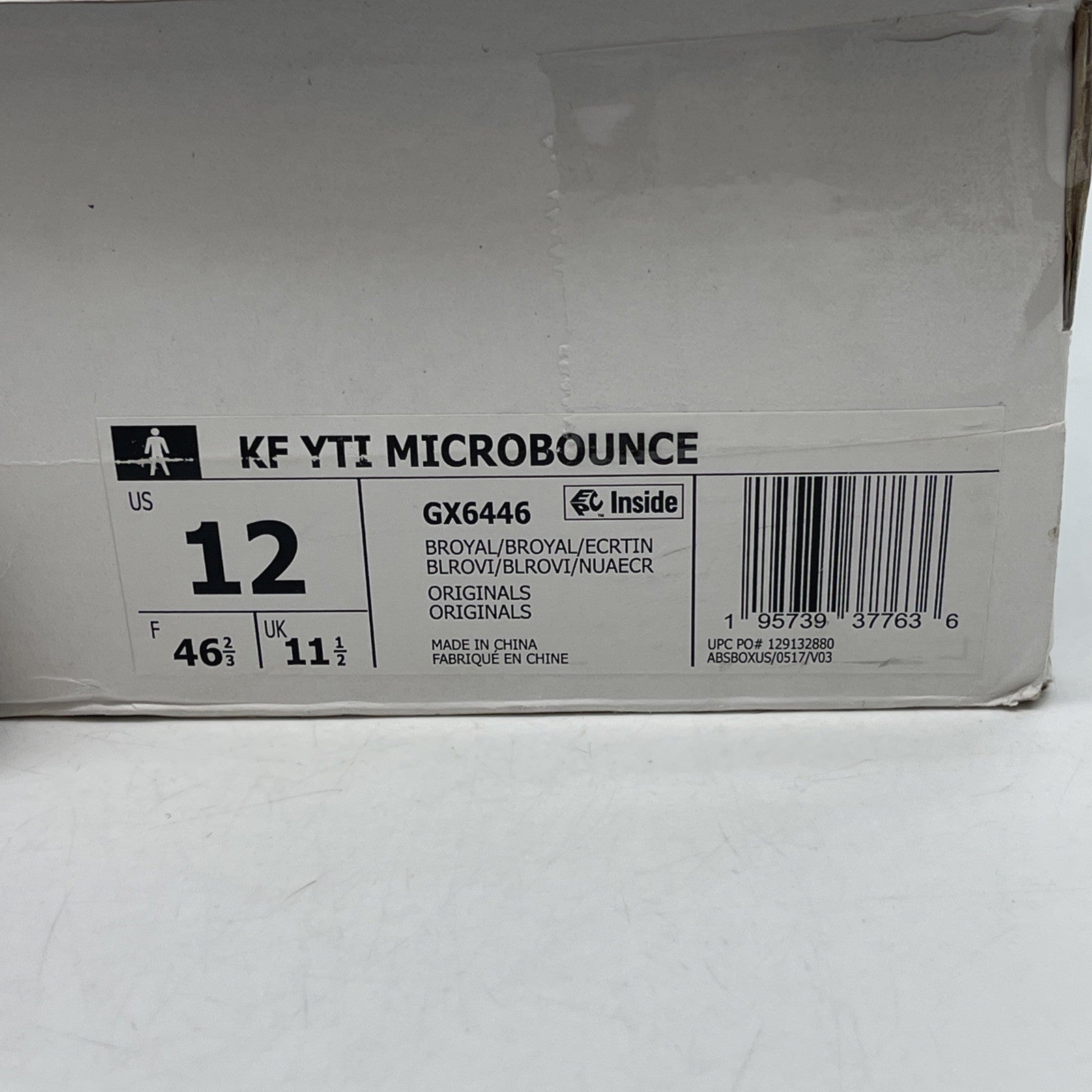 Size 12 - adidas Kerwin Frost x Microbounce T1 YTI Blue Suede (GX6446)