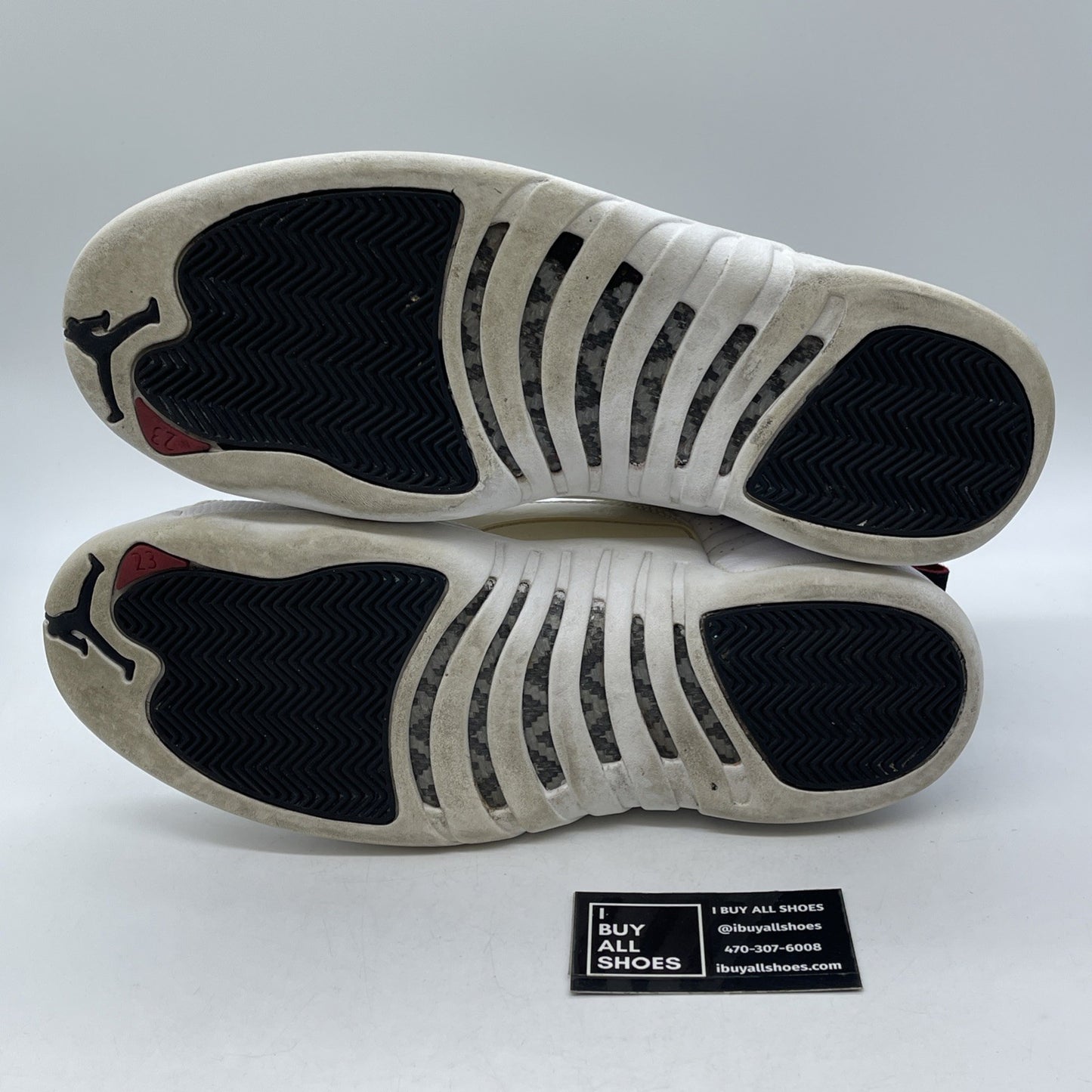 Size 13 - Air Jordan 12 Retro Rising Sun White Black Leather (130690-163)