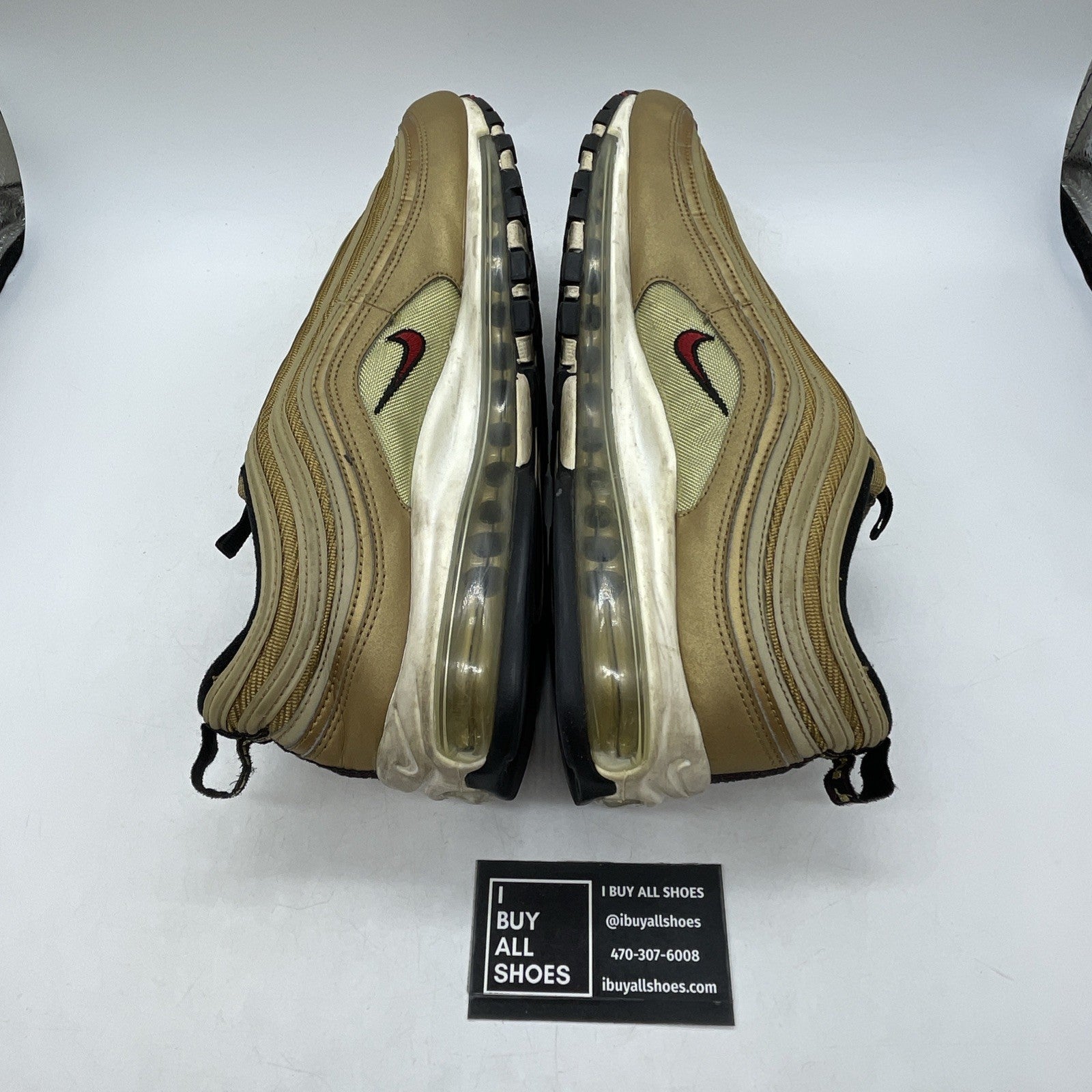 Size 13 - Nike Air Max 97 OG QS Metallic Gold (884421-700)