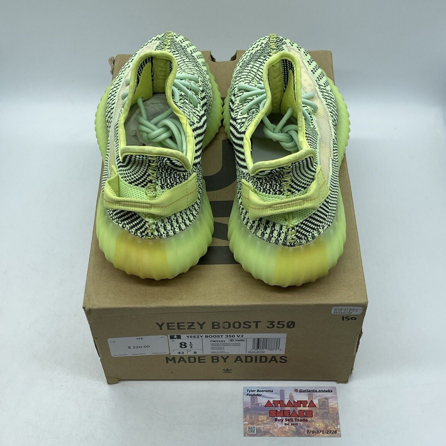 Size 8.5 - adidas Yeezy Boost 350 V2 Yeezreel Non-Reflective (FW5191)