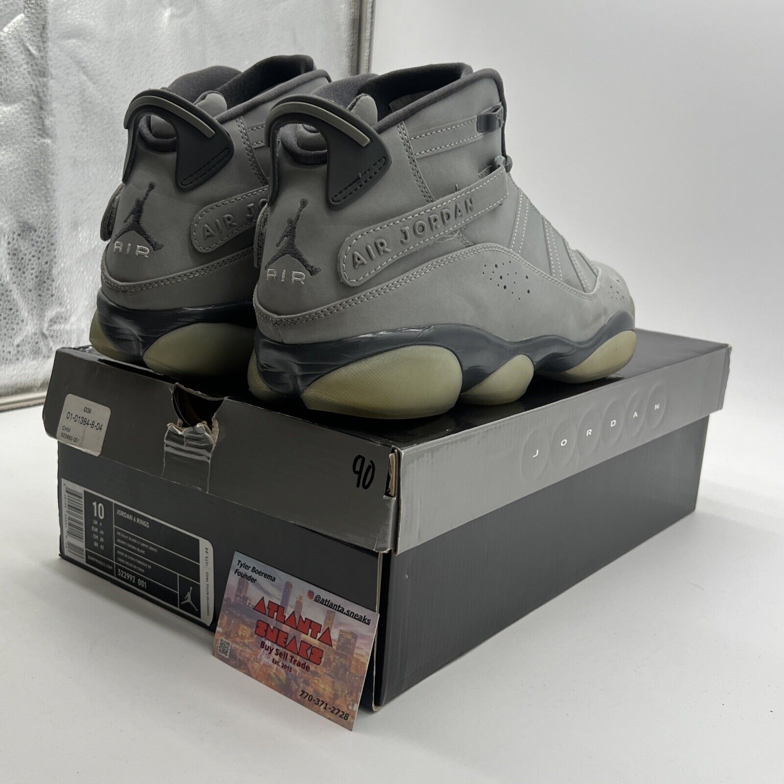 Size 10 - Air Jordan 6 Rings 3M - (322992-001)