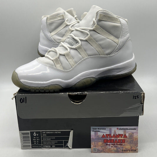 Size 6 - Air Jordan 11 Retro Silver Anniversary (378038-101)