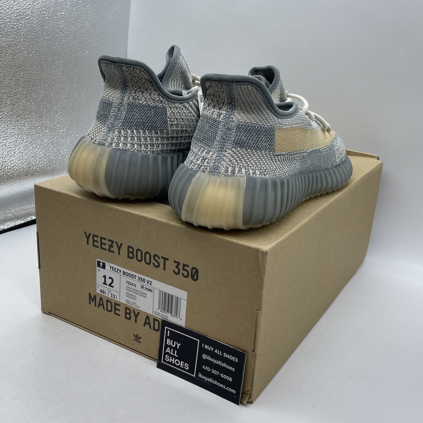 Size 12 - adidas Yeezy Boost 350 V2 Low Israfil (FZ5421)
