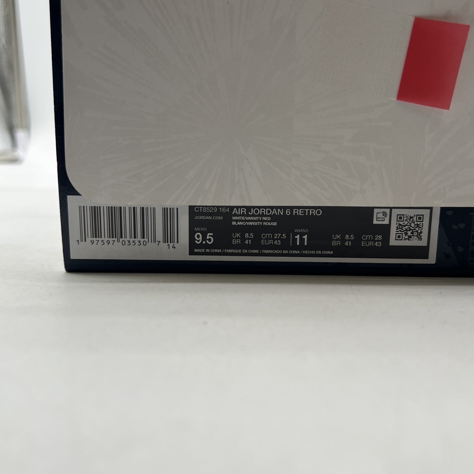 Size 9.5 - Air Jordan 6 Retro 2024 Olympic (CT8529-164)