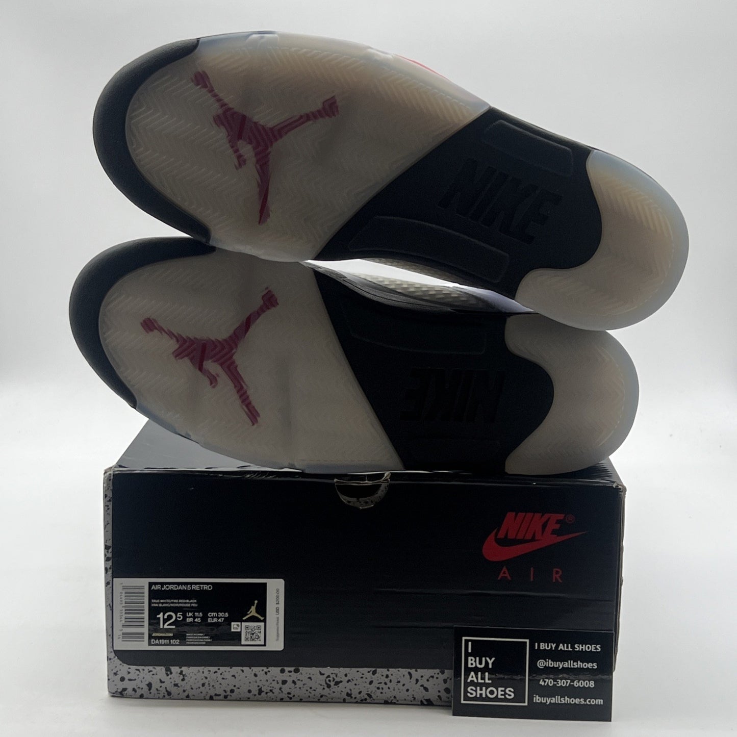 Size 12.5 - Air Jordan 5 Retro Mid Fire Red (DA1911-102)