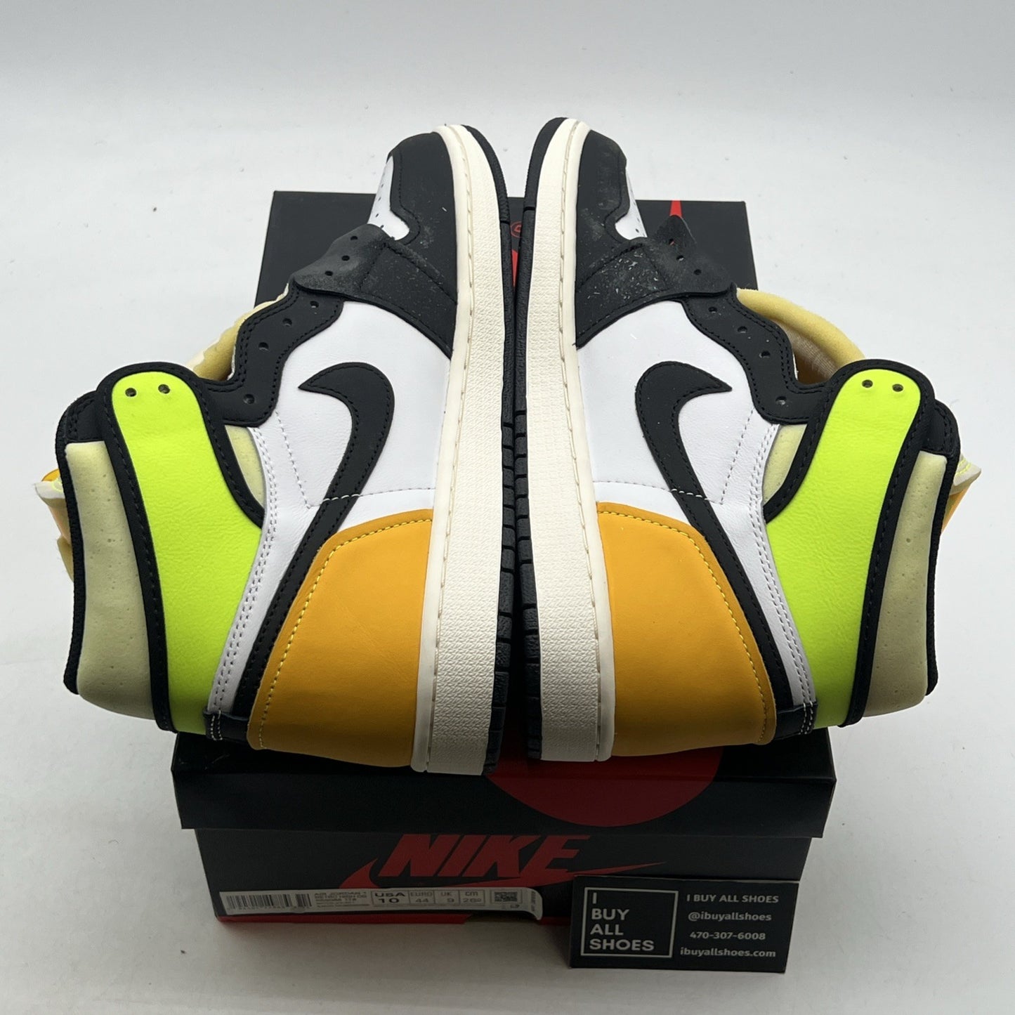 Size 10 - Air Jordan 1 Retro High OG Volt (555088-118)