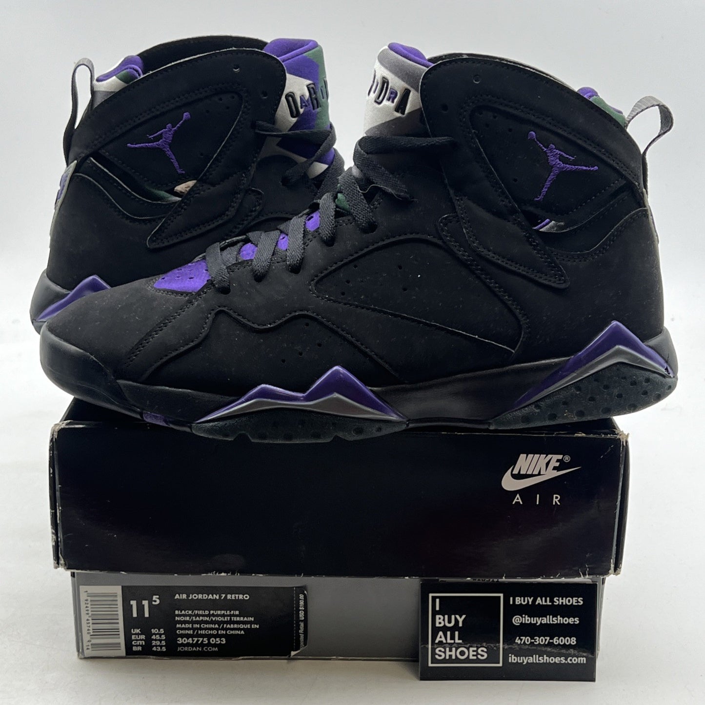 Size 11.5 - Air Jordan 7 Retro PE Ray Allen (304775-053)