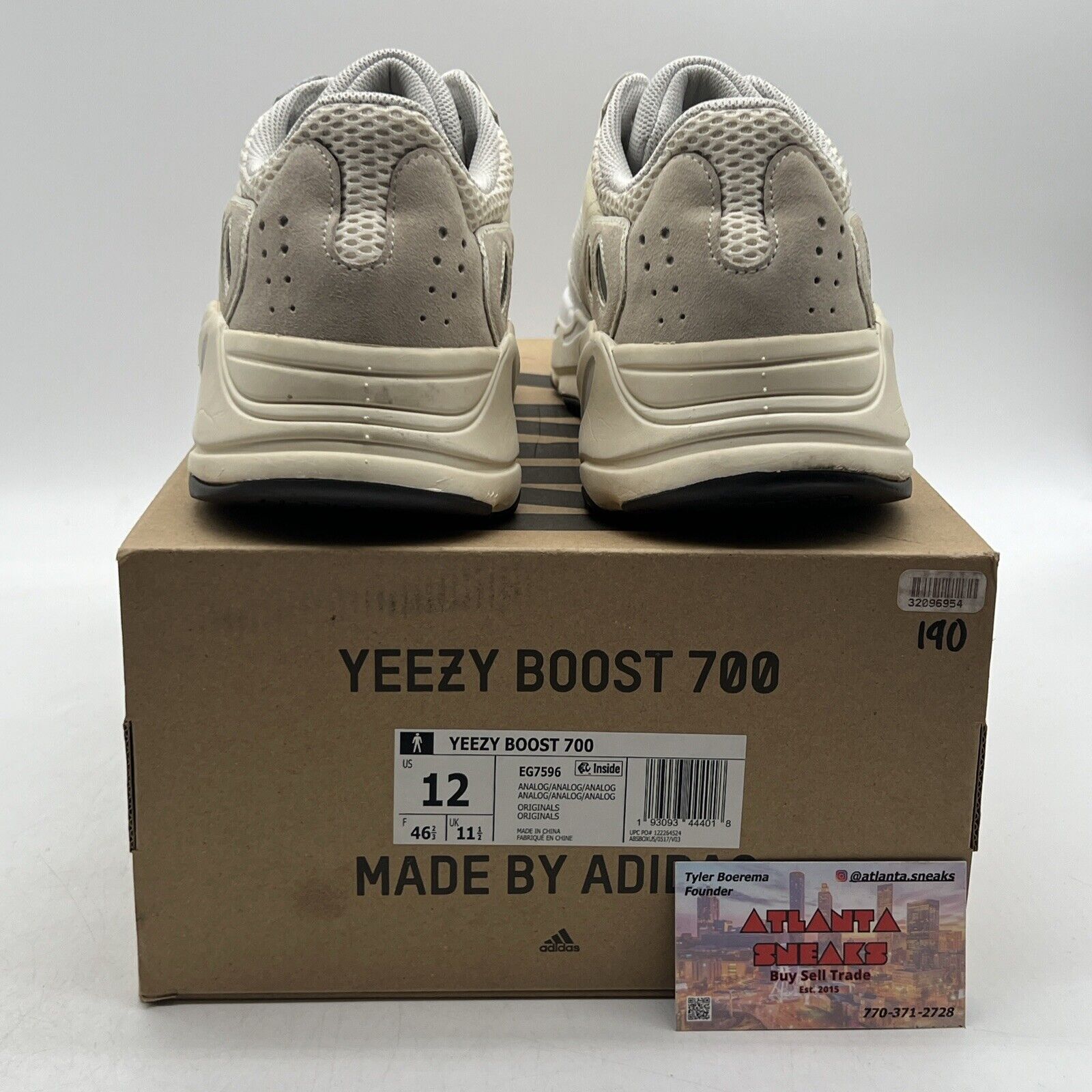 Size 12 - adidas Yeezy Boost 700 Low Analog Grey Leather (EG7596)