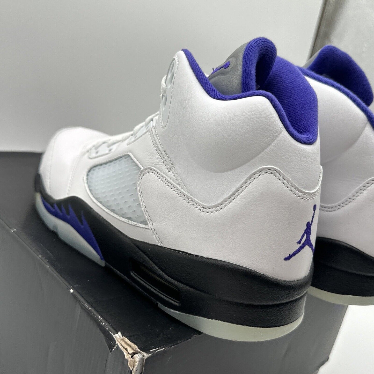 Size 9.5 - Jordan 5 Concord 2022 Tried On OG All With Box White Leather Icy Sole