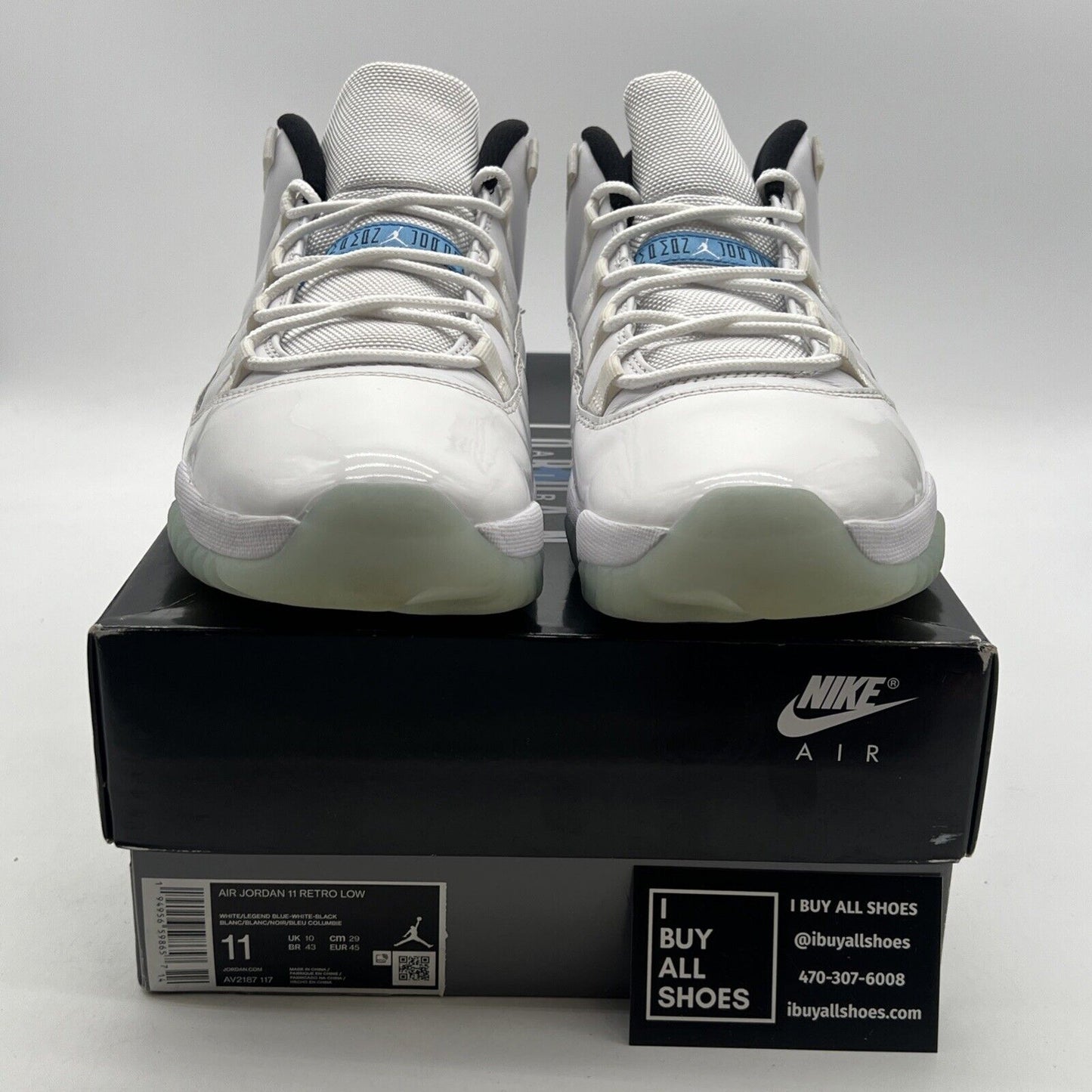 Size 11 - Air Jordan 11 Retro Low Legend Blue (AV2187-117)