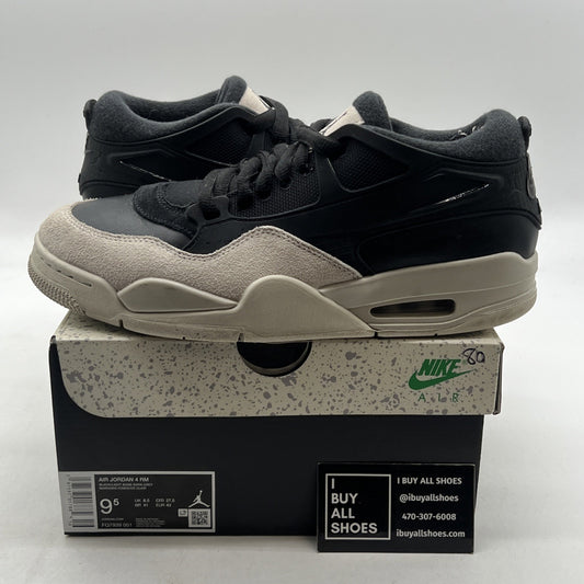 Size 9.5 - Air Jordan 4 RM Black Light Bone (FQ7939-001)