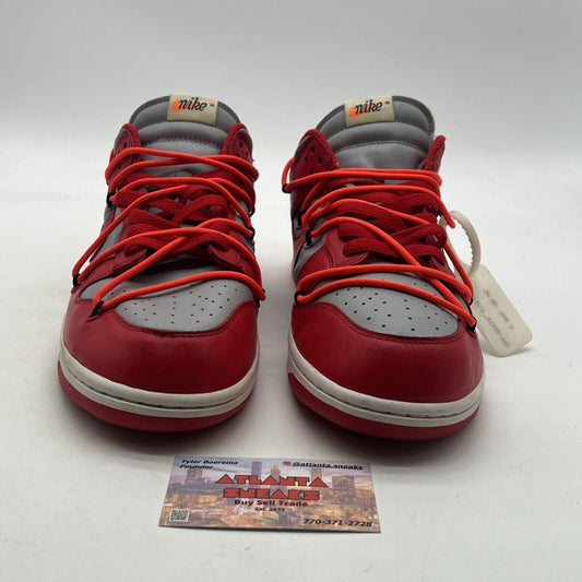 Size 11.5 - Nike Dunk Low x OFF-WHITE University Red 2019 (CT0856-600)