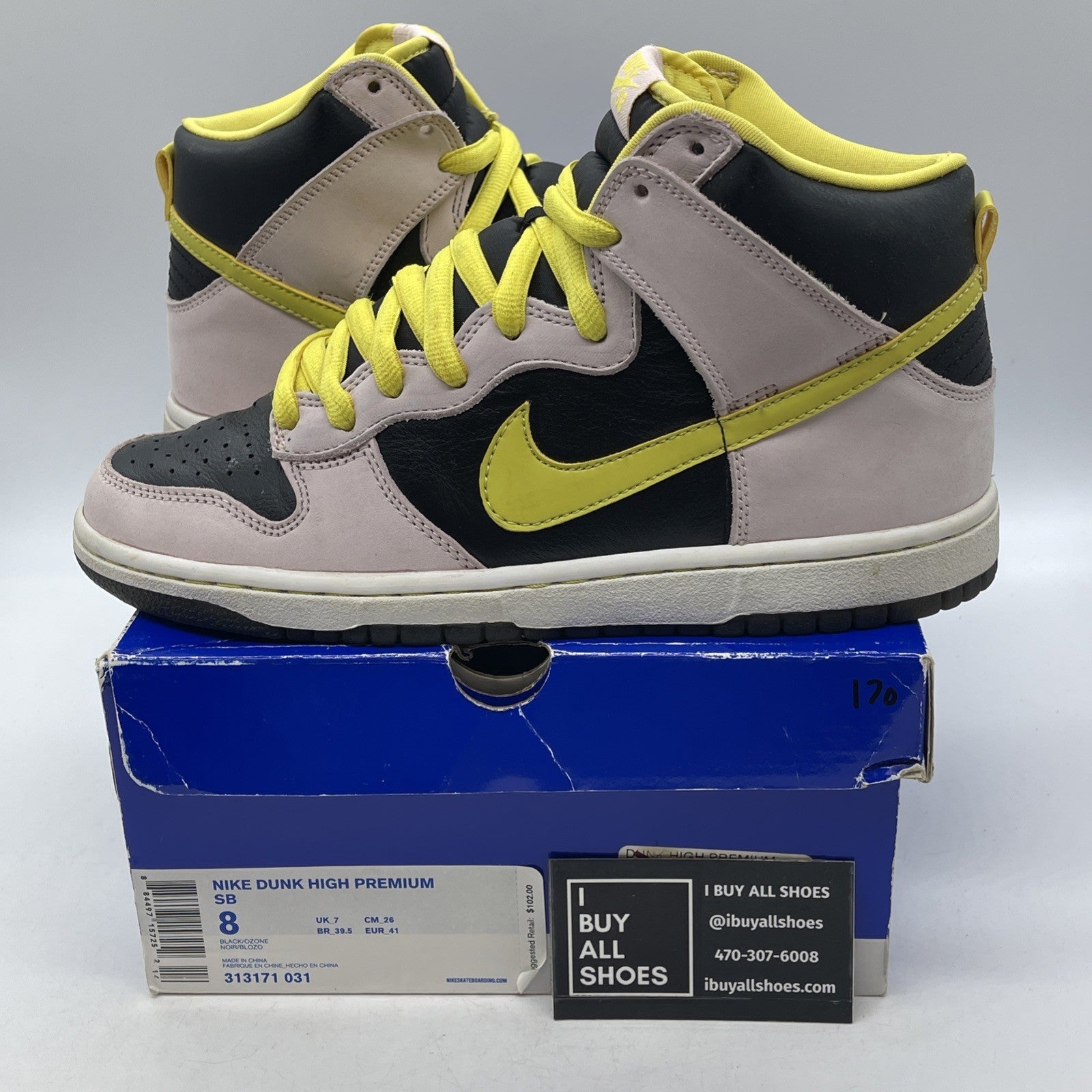 Size 8 - Nike Dunk Premium Sb High Miss Piggy (313171-031)