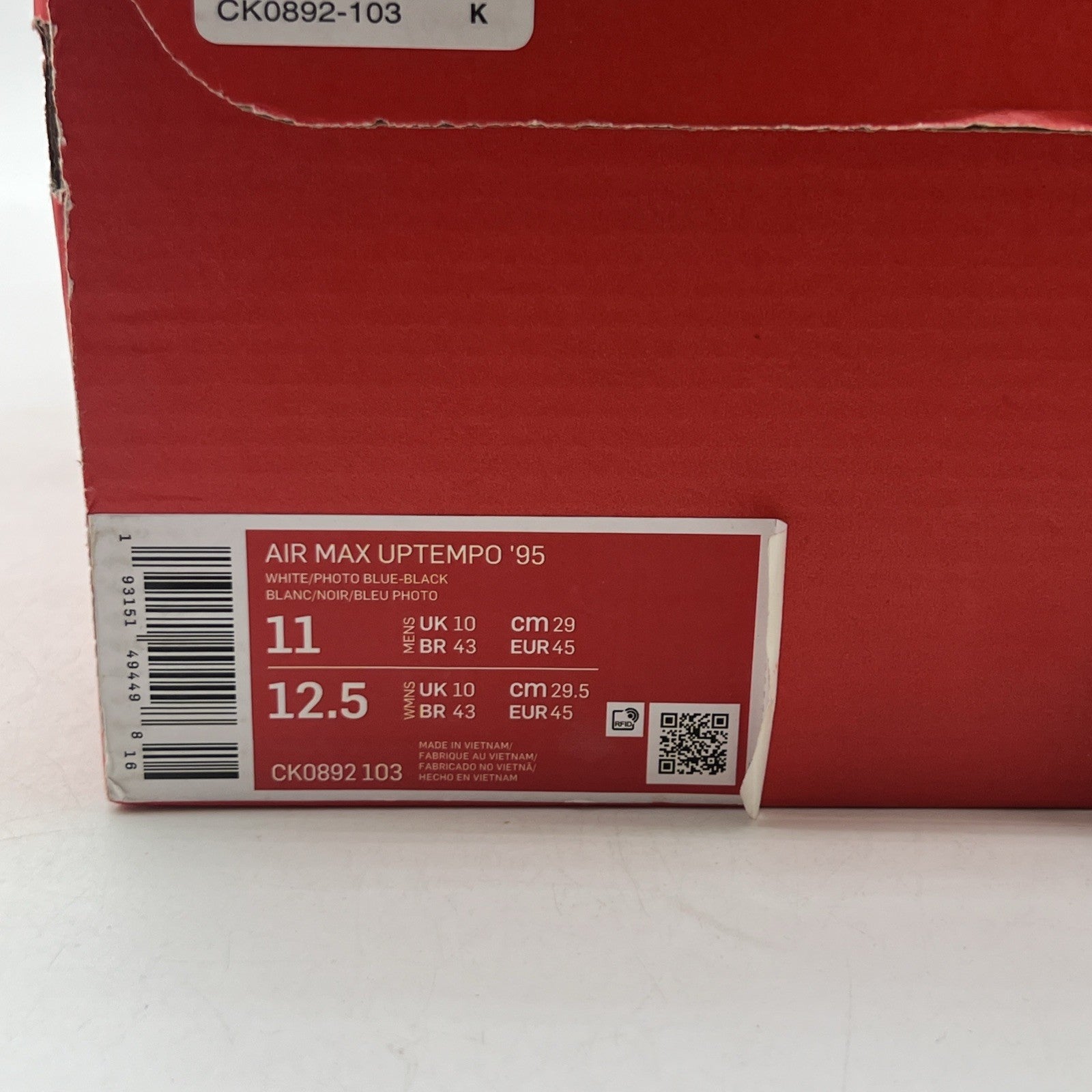 Size 11 - Nike Air Max Uptempo Orlando Magic (CK0892-103)