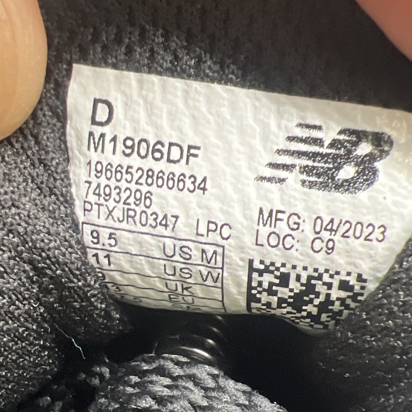 Size 9.5 - New Balance 1906D Protection Pack - Triple Black (M1906DF)