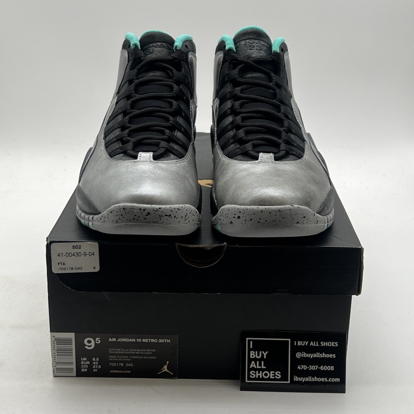 Size 9.5 - Air Jordan 10 Retro Lady Liberty (705178-045)
