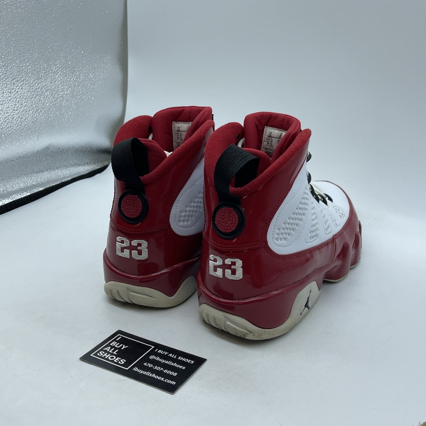 Size 10 - Air Jordan 9 Retro Gym Red White Black Leather (302370-160)