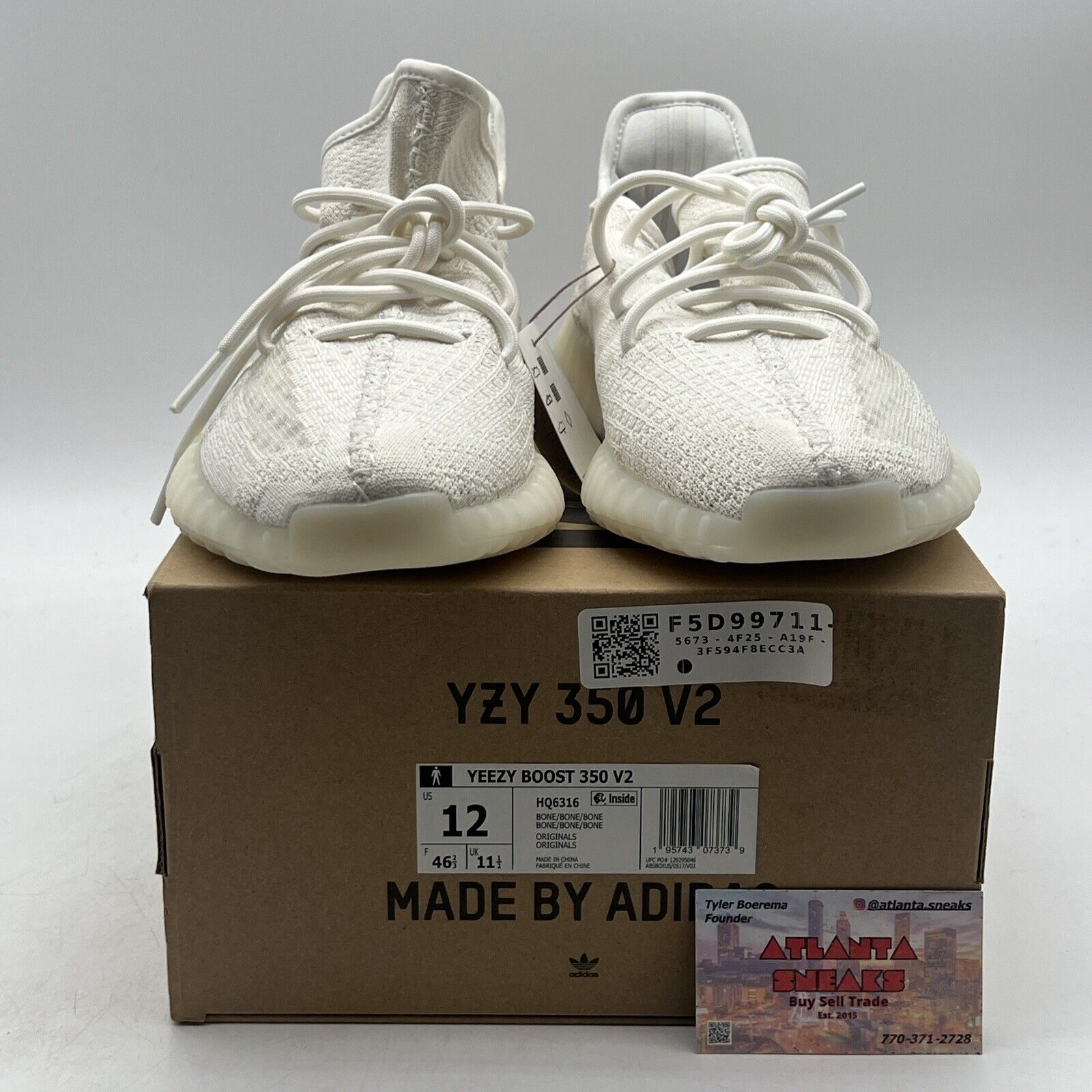 Size 12 - adidas Yeezy Boost 350 V2 Low Bone (HQ6316)