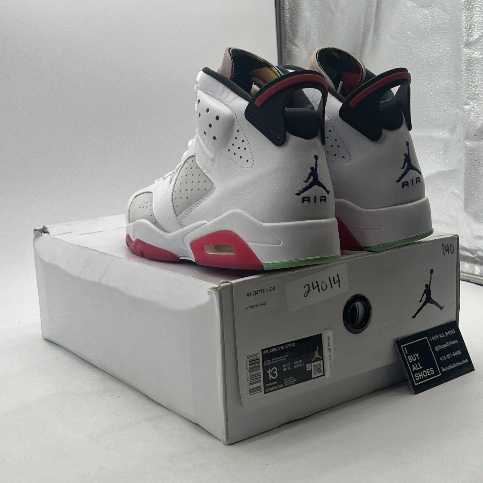 Size 13 - Air Jordan 6 Retro Hare (CT8529-062)