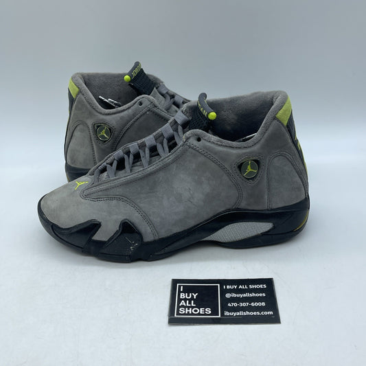 Size 7 - Air Jordan 14 Retro Graphite Chartreuse 2005 (311832-031)