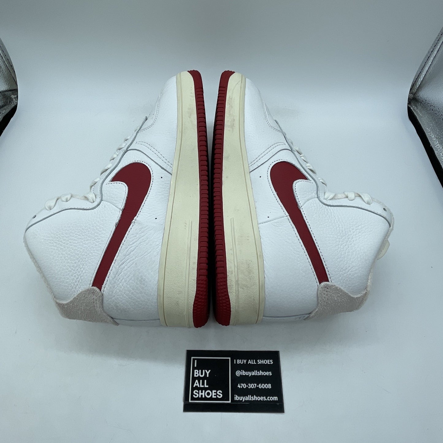 Size 11.5 - Nike Air Force 1 High Sculpt Red White Leather (DC3590-100)