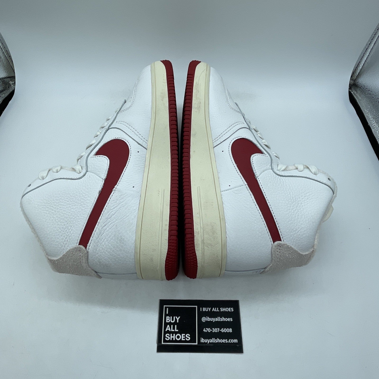 Size 11.5 - Nike Air Force 1 High Sculpt Red White Leather (DC3590-100)