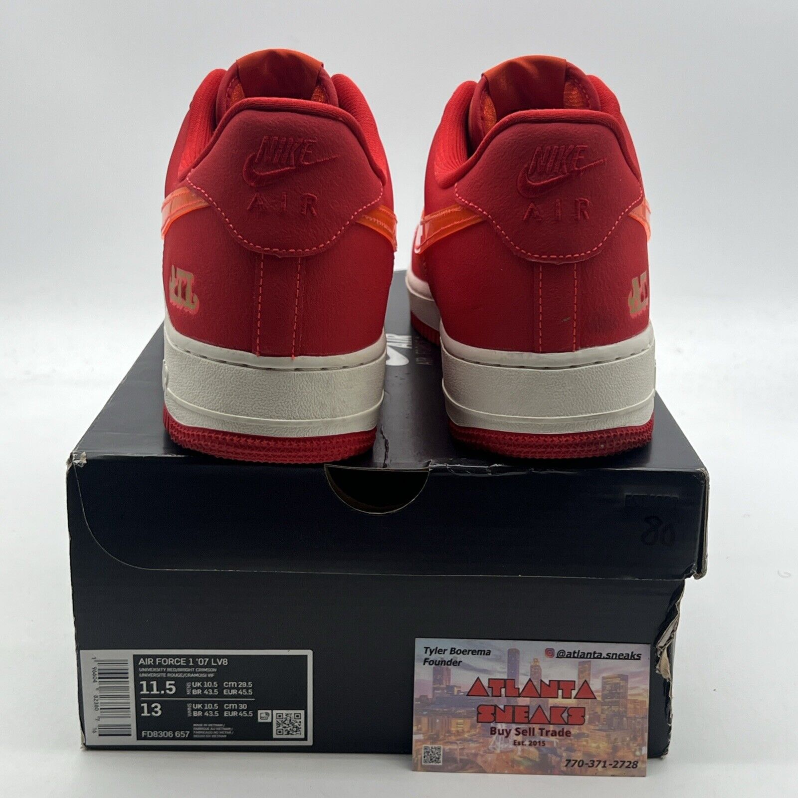 Size 11.5 - Nike Air Force 1 '07 ATL (FD8306-657)