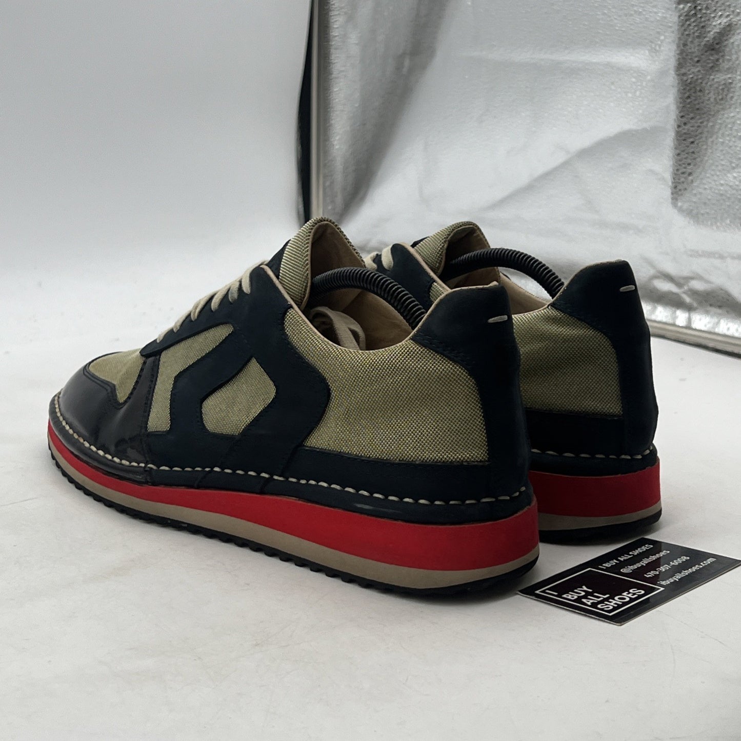 Size 42 - Maison Margiela Sneakers Beige Navy Red Black