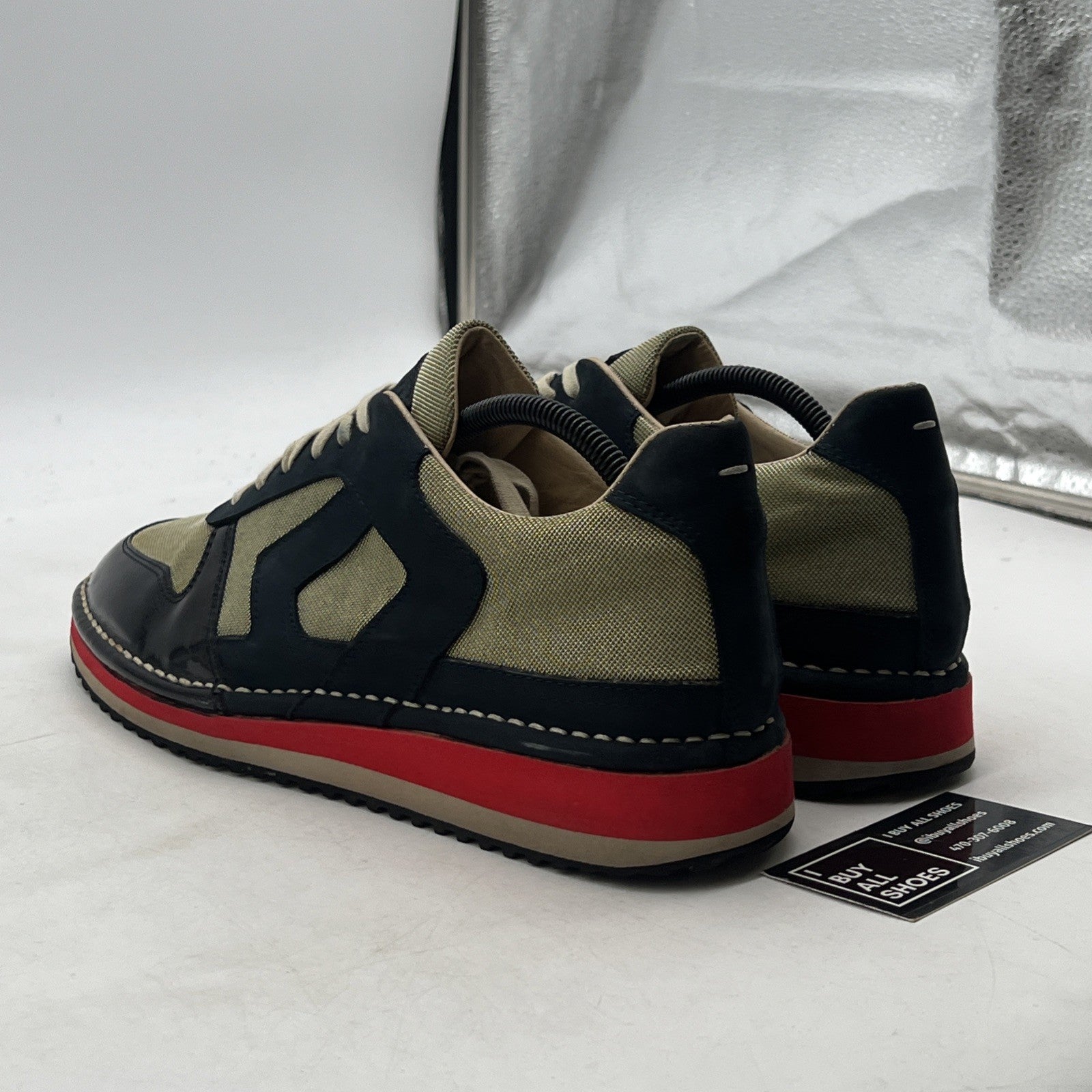 Size 42 - Maison Margiela Sneakers Beige Navy Red Black