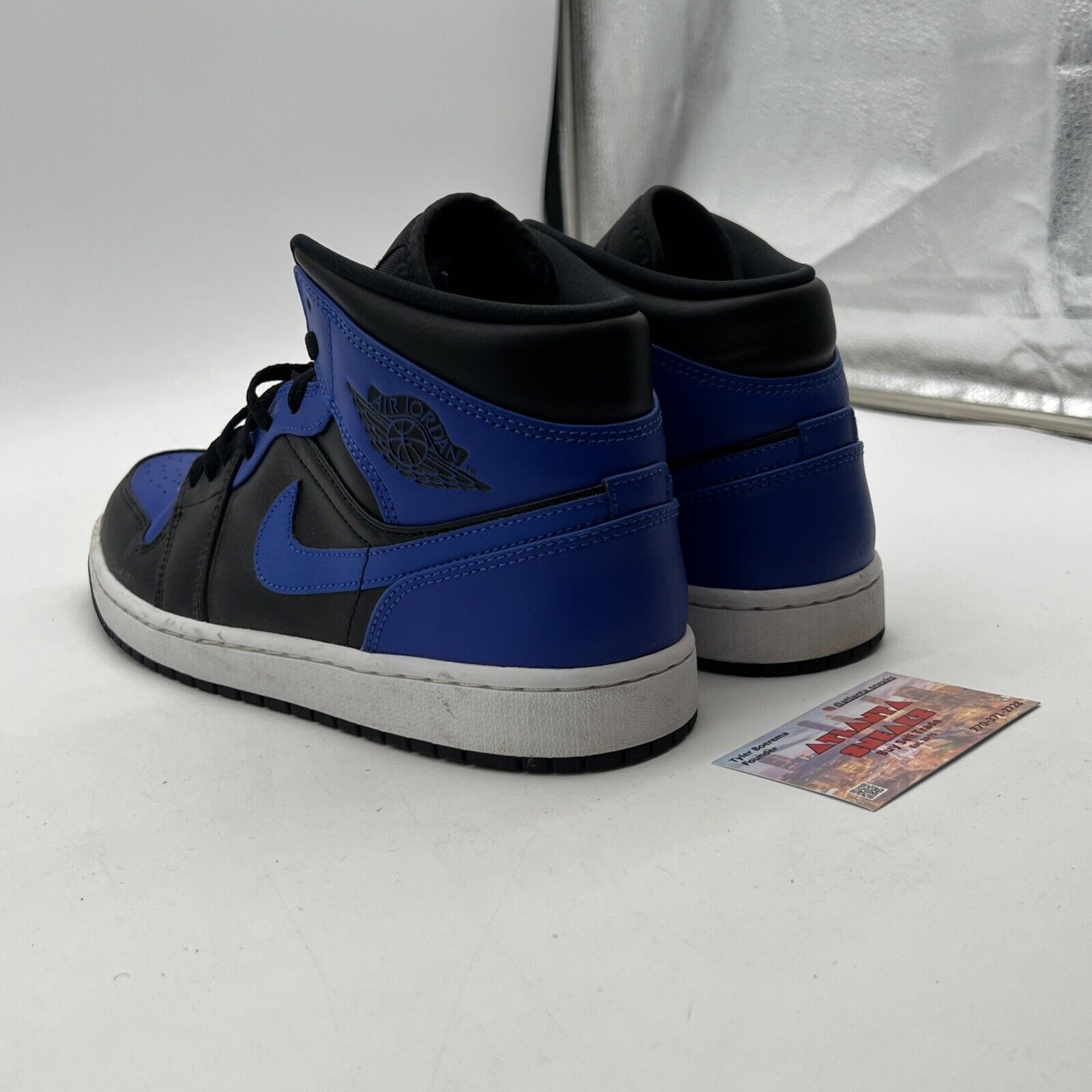 Size 9.5 - Air Jordan 1 Mid Hyper Royal 2021 (554724-077)