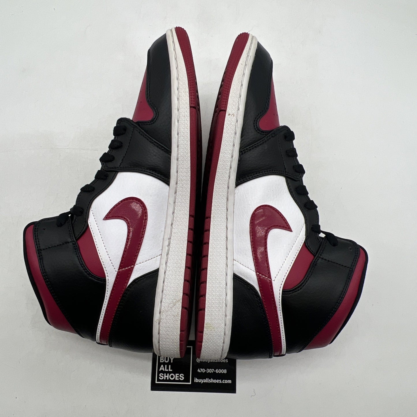 Size 11.5 - Air Jordan 1 Mid Noble Red (554724-066)