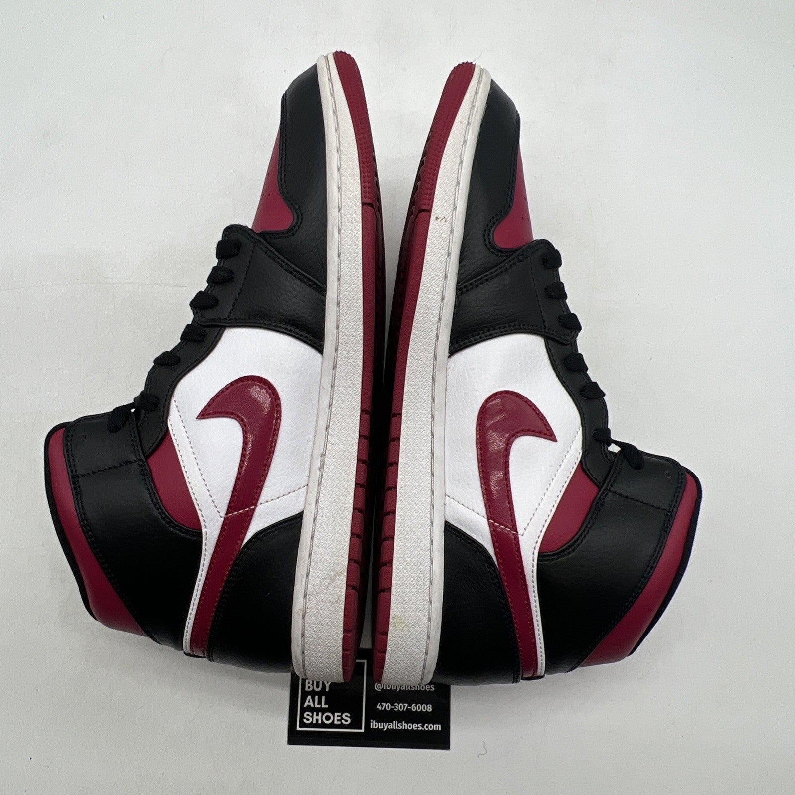 Size 11.5 - Air Jordan 1 Mid Noble Red (554724-066)