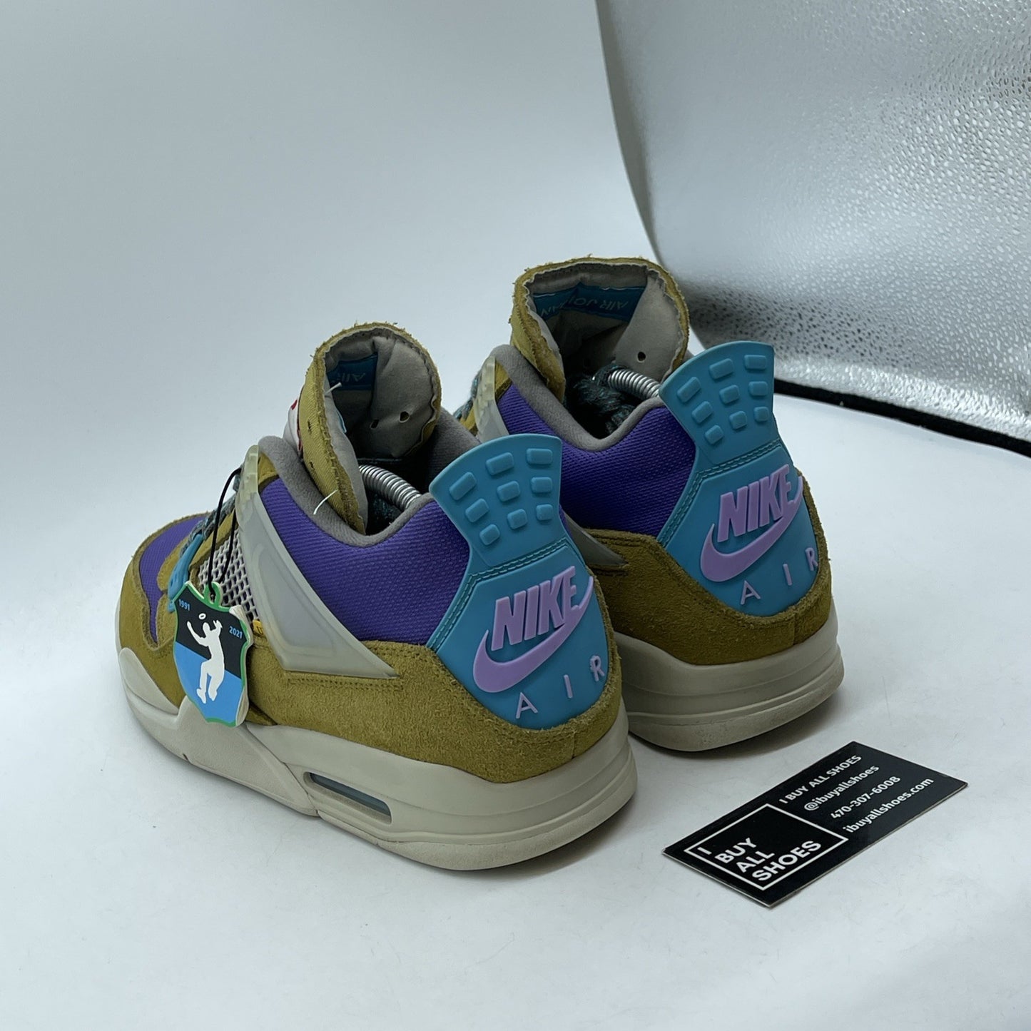 Size 10 - Jordan 4 Retro SP x Union 30th Anniversary Green Suede (DJ5718-300)