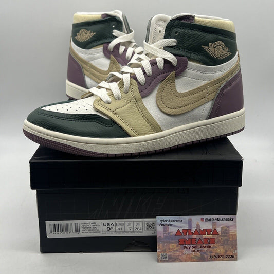 Size 9.5 - Air Jordan 1 Method of Make High Galactic Jade W Leather FB9891-300