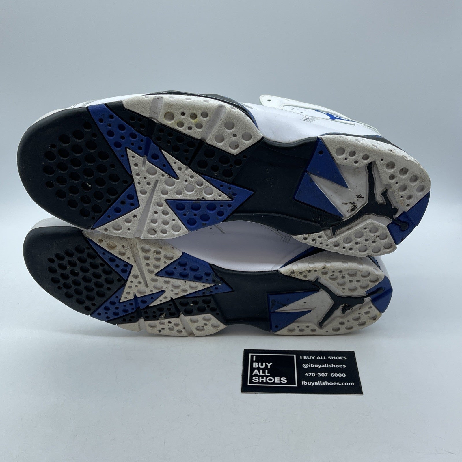 Size 9 - Air Jordan 7 Retro DMP Orlando Blue White Leather (304775-161)