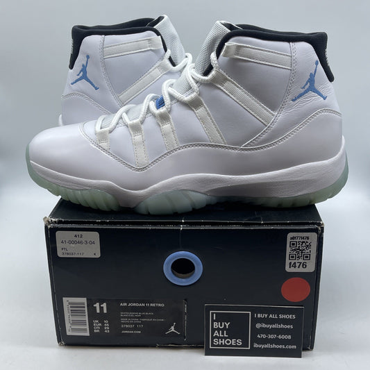 Size 11 - Air Jordan 11 Retro High Legend Blue White Leather (378037-117)