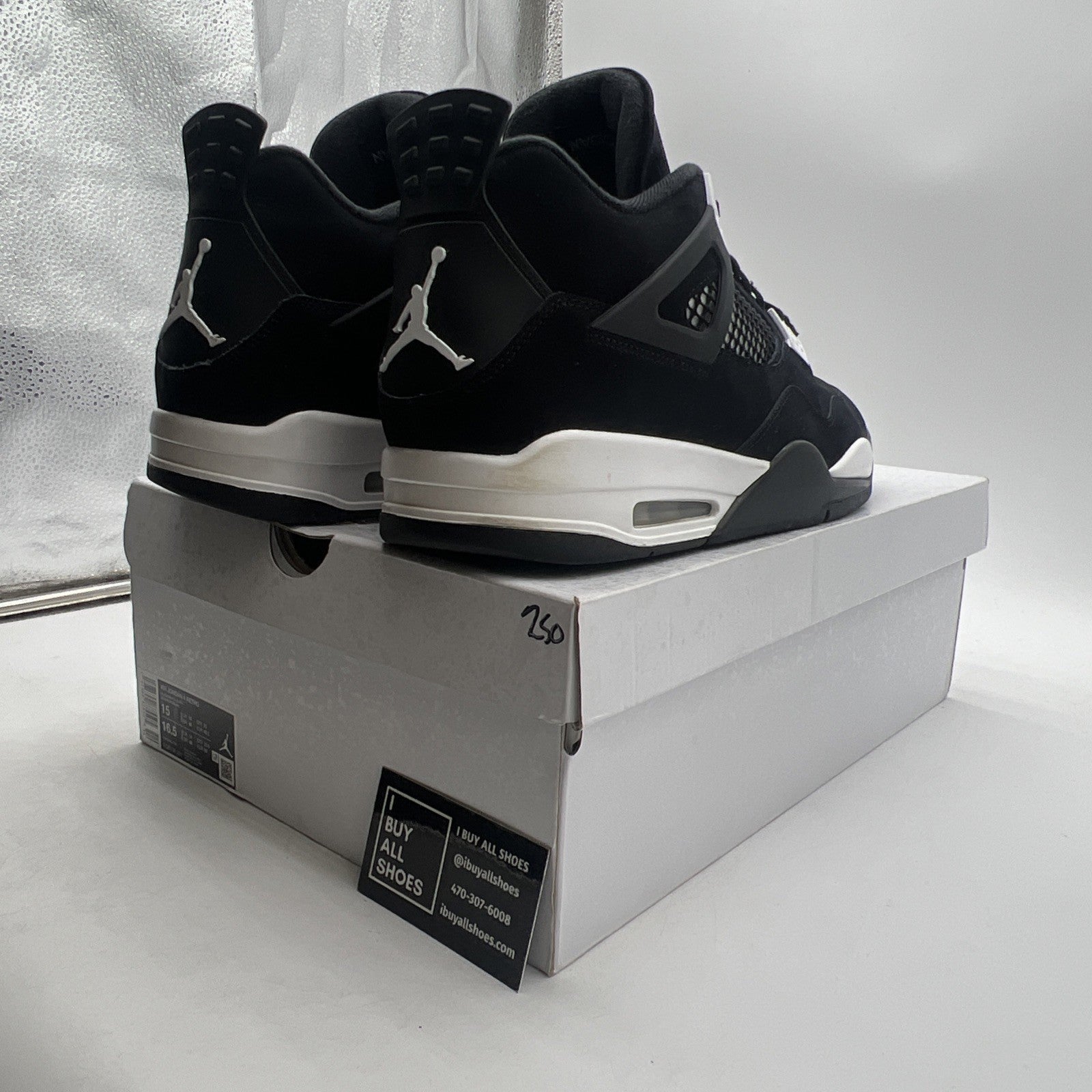 Size 15 - Air Jordan 4 Retro White Thunder (FQ8138-001)