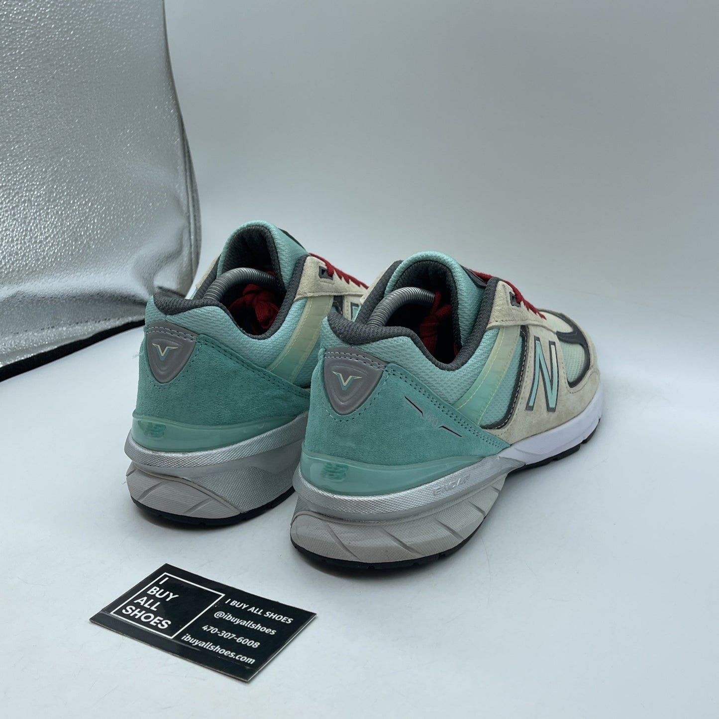Size 9.5 - New Balance YCMC x 990v5 Made in USA Big Checks and No Stress-M990EZ5