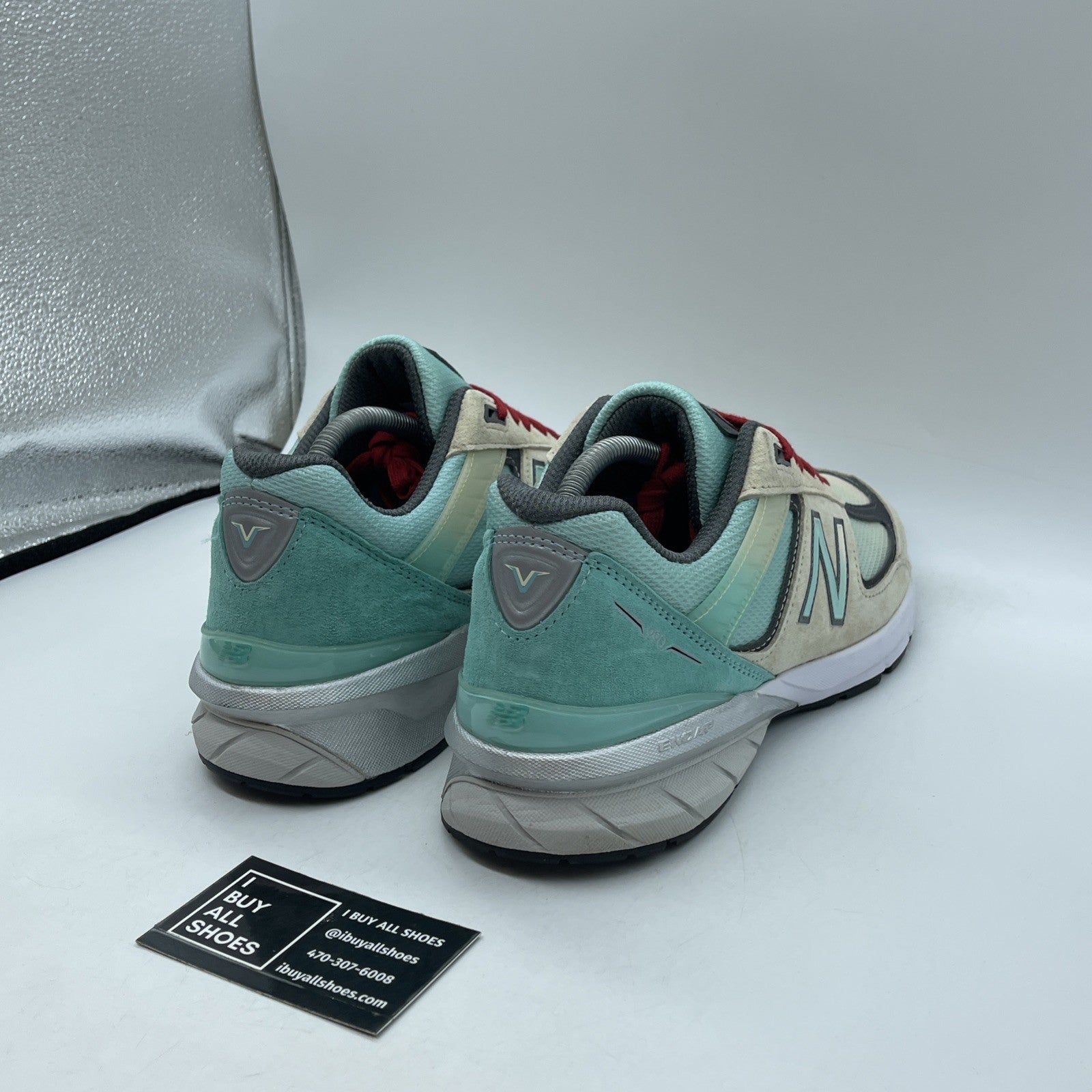 Size 9.5 - New Balance YCMC x 990v5 Made in USA Big Checks and No Stress-M990EZ5