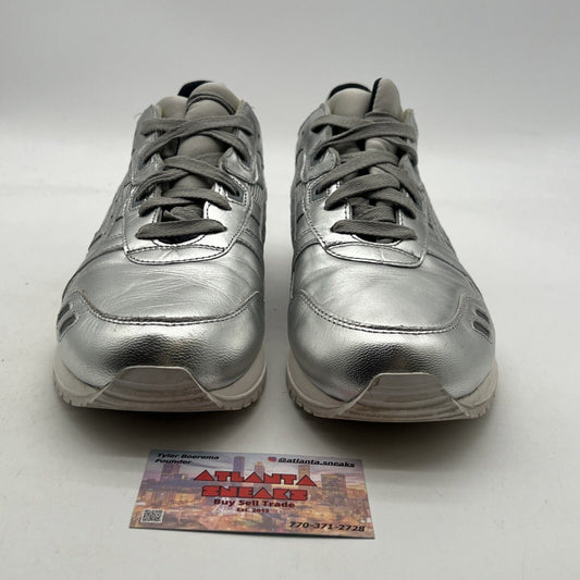 Size 12 - Asics Gel Lyte III Athletic Shoes Blemish HL504 Metallic Silver